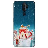 Oppo A9 2020 Kılıf Snowix (13) Silikon Kap Kırmızı