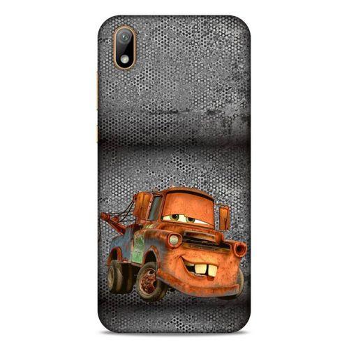 Lopard Huawei Y5 2019 Uyumlu Kılıf PickUpX (50) Shockproof Kılıf Orange Car