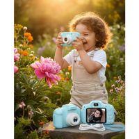 Mavi Kompakt Mini Kamera Hd Video Ve Fotoğraf Çekim Özellikli Şarjlı Model