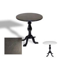 Dockers Çipa 1001 Döküm Ayak Yuvarlak Masa Çap 60cm - (Werzalit, Wermodin ve Allzalit Tabla) - Grey Marble