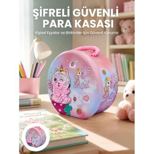 Çocuk Para Kasası Anahtarlı Güvenli Tasarruf Kutusu