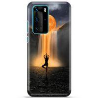 Lopard Huawei P40 Pro Uyumlu Kılıf Manipülasyon ☻ (23) Ultra Koruma Kılıfı Baskılı