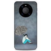 Lopard Huawei Mate 40 Pro Uyumlu Kılıf Depresyon (5) Koruma Kabı