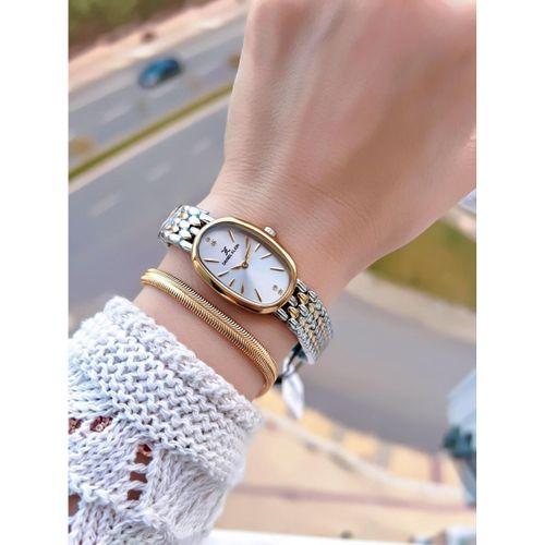 Daniel Klein Oval Kasa Vintage Özel Seri 2 Yıl Garantili 3 Atm Kadın Kol Saati+Bileklik BD.14130.4