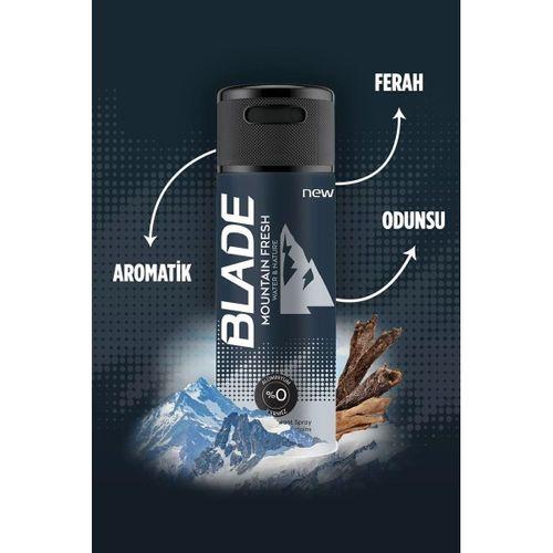 3 Adet Mountain Fresh Erkek Deodorant 150ml Leke Bırakmaz