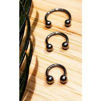 Monalisa Home Gümüş Renk Üç Adet 8-10-13mm Yarım Ay Pirsing