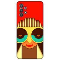 Lopard Samsung Galaxy A32 Uyumlu Kılıf Soyut Sanat (5) Baskılı Koruma Kabı