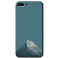 iPhone 8 Plus Kılıf HD Desen Baskılı Arka Kapak - Alone Mountain