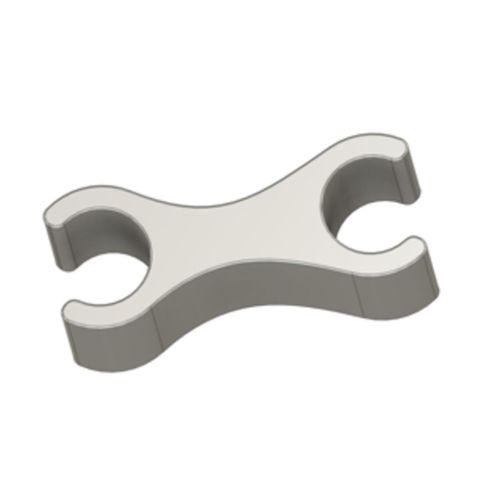 Dual Bowden Tüp Hizalama Klipsi 3D Baskı (Bu ürün Sadece Plastik parçadır - Almadan Önce Soru Sorabilirsiniz)