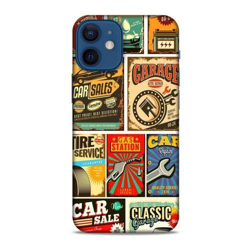 Retro (19) Desen Kılıfları Renkli Apple iPhone 12 Mini Kılıf