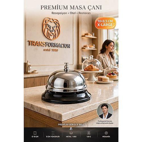 Masa Çanı 10x8 cm Resepsiyon Servis Çağrı Zili Otel Ofis Restoran Karşılama Tezgah Zili Müşteri Uyarı Zil Butonu 723713