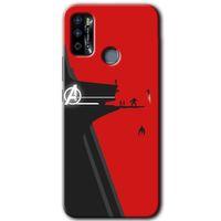 İnfinix Hot 9 Play Kılıf HD Desen Baskılı Arka Kapak - Avengers Tower