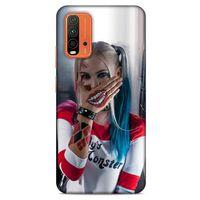Xiaomi Redmi Note 9 4g Uyumlu Kılıf Harley Quinn (25) Antişok Kapak Kiremit