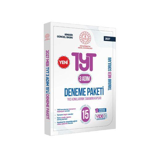 2027 3 Adım YKS-TYT MEBİ Özgün Sorular 15li Deneme Paketi Video Çözümlü BASKI ÜCRETİ