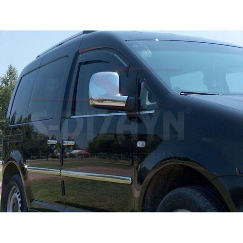 S-Dizayn VW Caddy Abs Krom Ayna Kapağı 2 Prç 2004-2015