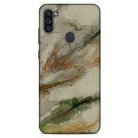 Y.Liva-2020 (Fırçadan) Samsung Galaxy M11 Kılıf Silikon Kapak Desenli