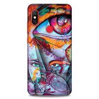 Lopard Xiaomi Redmi Note 6 Pro Uyumlu Kılıf Sürreal Yüzler ♀ (14) Lansman Kılıf Desenli