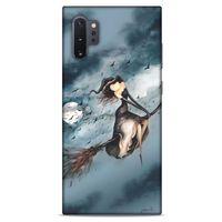 Y.Liva-2021 Özel Seri Cadılı Samsung Galaxy Note 10 Plus Kılıf Silikon Kapak