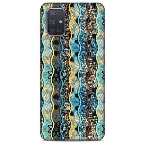 Samsung Galaxy A71 Kılıf Baskılı Özel Seri Taşlı (30) Silicone Case