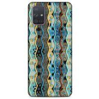 Samsung Galaxy A71 Kılıf Baskılı Özel Seri Taşlı (30) Silicone Case