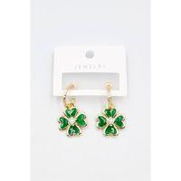 Çiçek Küpe - Yeşil