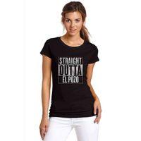 Pubg Straıght Outta El Pozo Baskılı Siyah Kadın Tshirt