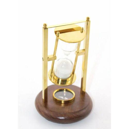 Pirinç Pusulalı Kum Saati Model 2
