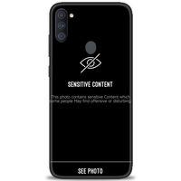 Samsung Galaxy A11 Kılıf HD Baskılı Kılıf - Sensitive Content + Tam Ekran Koruyucu