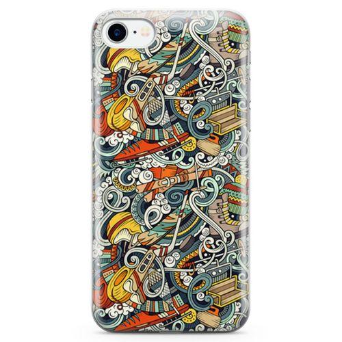 Apple iPhone 7 Kılıf Snowboarding Arka Kapak Koruma Desenli Full Koruyucu