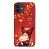 Yılbaşı Süsleri 03 Apple iPhone 12 Kılıf Silikon Kapak