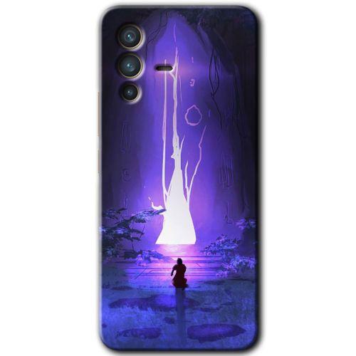 Vivo V23 5G HD Baskılı Kılıf + 9D Tam Ekran Koruyucu - Wanderer Silhouette
