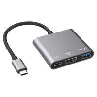 ENKADO EKD-TP43, Type-C To HDMI+PD+USB 3.0 Çevirici
