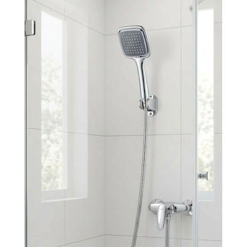 Siyah El Duşu Seti Spiral Duş Hortumu Ve Duvar Askılı Çok Fonksiyonlu Duş Başlığı