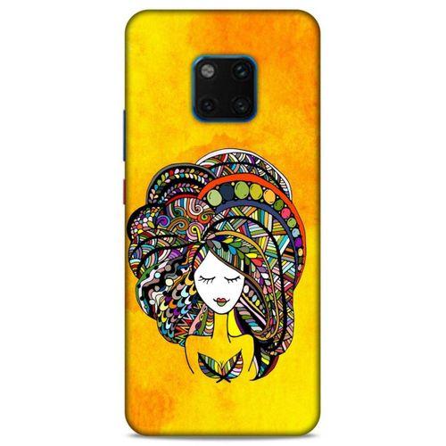 Lopard Huawei Mate 20 Pro Uyumlu Kılıf Sürreal Yüzler ♀ (34) Slim Armor Kılıf Desenli