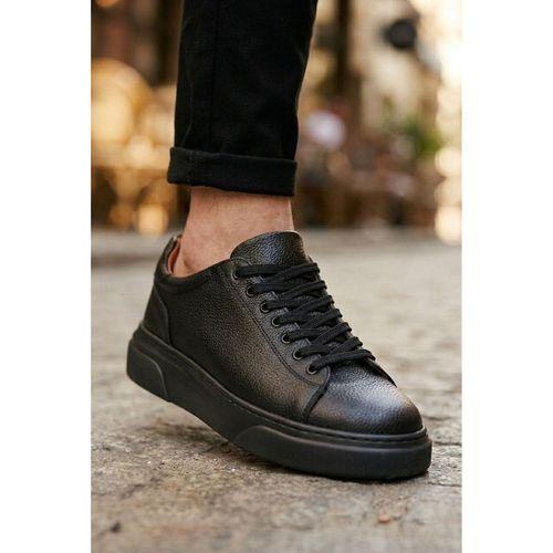 BLF-010 Erkek Sneaker Günlük Casual Spor Ayakkabı Siyah Taban