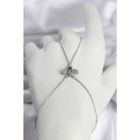 Pirinç Gümüş Renk Sinek Model Kadın Şahmeran