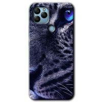 Potkal Hediye Fabrikası General Mobile GM 21 HD Baskılı Kılıf + 9D Tam Ekran Koruyucu - Kaplan