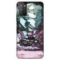 Lopard Xiaomi Poco M3 Uyumlu Kılıf Soyut Sanat (39) Baskılı Liquid Crystal Kılıf