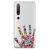 Xiaomi Mi 10 Pro Kılıf Dünya Vatandaşı Arka Kapak Koruma Desenli Full Koruyucu