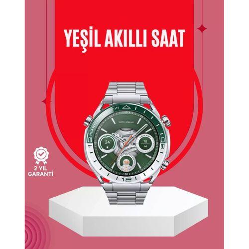 Amoled Smartwatch Harita Modlu Bluetooth Aramalı 3 Değiştirilebilir Kayışlı