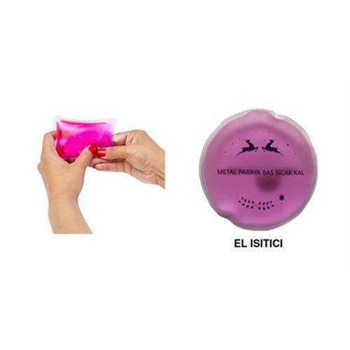 Pembe Ceylan Cep Sobası,El Isıtıcı,Sıcak Su Torbası Pvc  9Cm