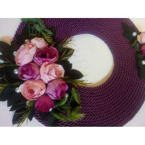 DEKORATİF KAPI SÜSÜ EL YAPIMI HALAT İP MÜRDÜM