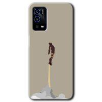 Oppo A55 HD Baskılı Kılıf + 9D Tam Ekran Koruyucu - İronman-Airport