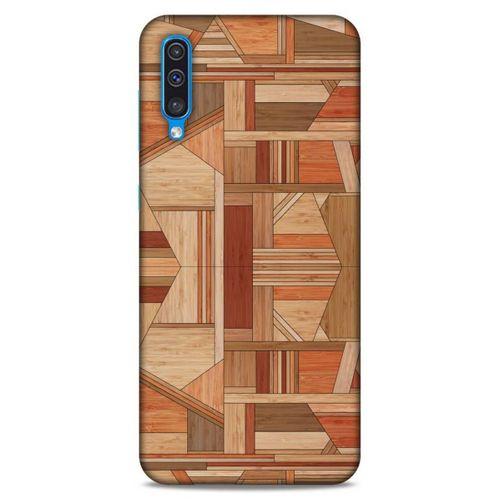Lopard Samsung Galaxy A50 Uyumlu Kılıf Wood'X (43) Thin Fit Kılıf Baskılı