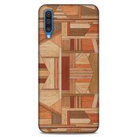 Lopard Samsung Galaxy A50 Uyumlu Kılıf Wood'X (43) Thin Fit Kılıf Baskılı