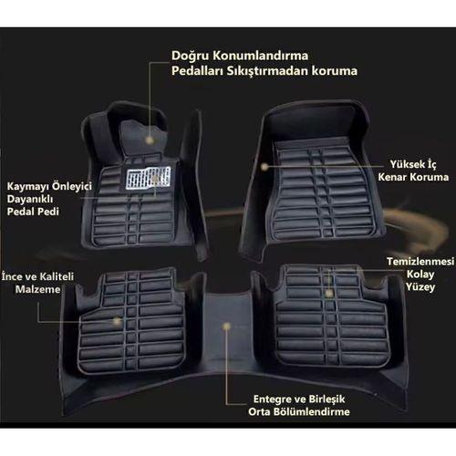 Citroen Space Tour 2016 Sonrası 5D Havuzlu Karbon Dizayn Paspas Seti