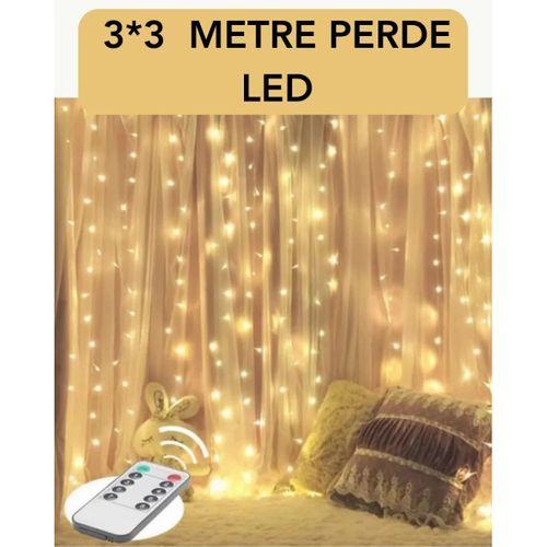 3x3 Metre Perde Led Işık – Parti Ve Bahçe Dekorasyonu