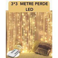 3x3 Metre Perde Led Işık – Parti Ve Bahçe Dekorasyonu