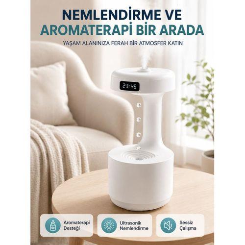 Yağmur Damlası Hava Nemlendirici Ultrasonik Buhar Makinesi 800 Ml Aroma Difüzör
