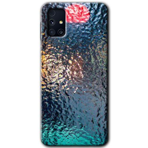 Samsung Galaxy M31s HD Baskılı Kılıf + 9D Tam Ekran Koruyucu - Blur Cam